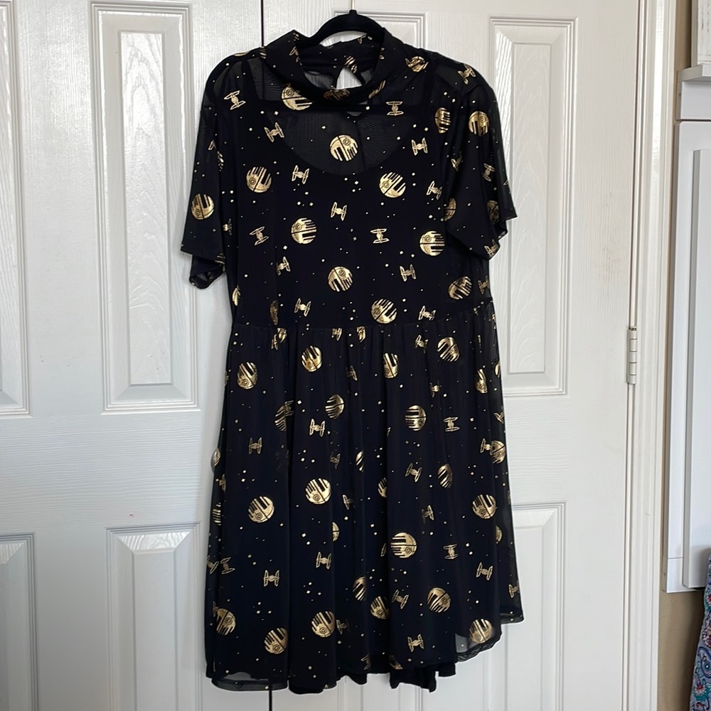 Star Wars Mesh dress with slip